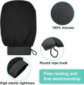 1 SOLUTION SHOP Exfoliating Gloves for Remove Dead Skin| Body Mitt Scrubber| Exfoliator Gloves Plant Based Deep Exfoliating Scrubber for Remove Dirt and Grime of Body | Pore for Smooth Glowing Skin 1 Pcs. 