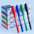 1/4Pcs Permanent Marker Double Head Indelible Marking Pen Waterproof Ink Fine Spot Ink Color Paint Marker Pens. 