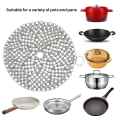 Cast Iron Cleaner,Stainless Steel Chainmail Scrubber,Easy Cleaning for Pans,Dutch Ovens,Grills Griddle. 