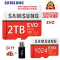 ♥100%Original Product+FREE Shipping+COD♥Original Samsung EVO plus2TB Memory card1tb micro sd card 521G High Speed Sd Memory Card Mobile Phone Tablet Camera Memory Card. 