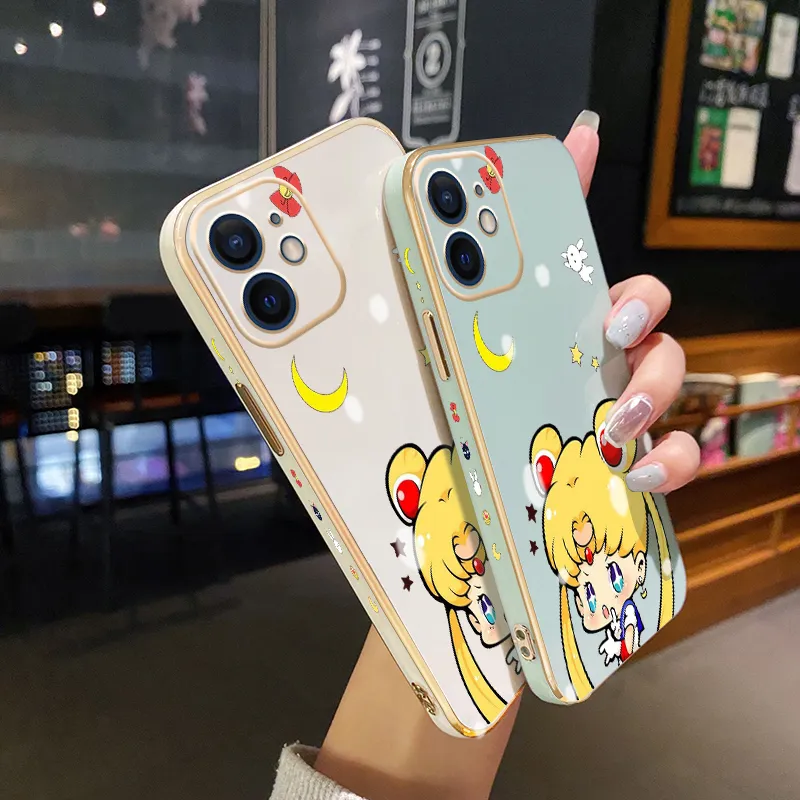 chenyyka For OPPO Reno Case Thin Plating Side Edge Square New