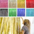 Foil Fringe Curtain Photo Booth Backdrop Birthday Party Decorations, Wedding Reception, Baby Shower Celebration, Graduation Supplies,.... 