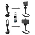 Monkey Stick Pod - Flexible Camera Tripod Mount And Selfie Stick For Gopro SJCAM Xiao Yi Mi Action Camera And Smartphone. 
