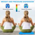 Gel Seat Cushion, Sunny Seat Cooling seat Cushion Thick Big Breathable Honeycomb Design Absorbs Pressure Points Seat Cushion with Non-Slip Cover Gel Cushion for Office Chair Home Car seat. 