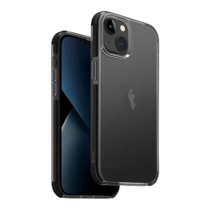 UNIQ Com-bat Phone Case for iPhone 14 – Carbon (Black)