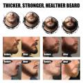 5pcs Men Beard Barba Grooming Beard Set Beard Growth oil Men Hair Enhancer Thicker Mustache Grooming Beard Care Oil comb bag. 