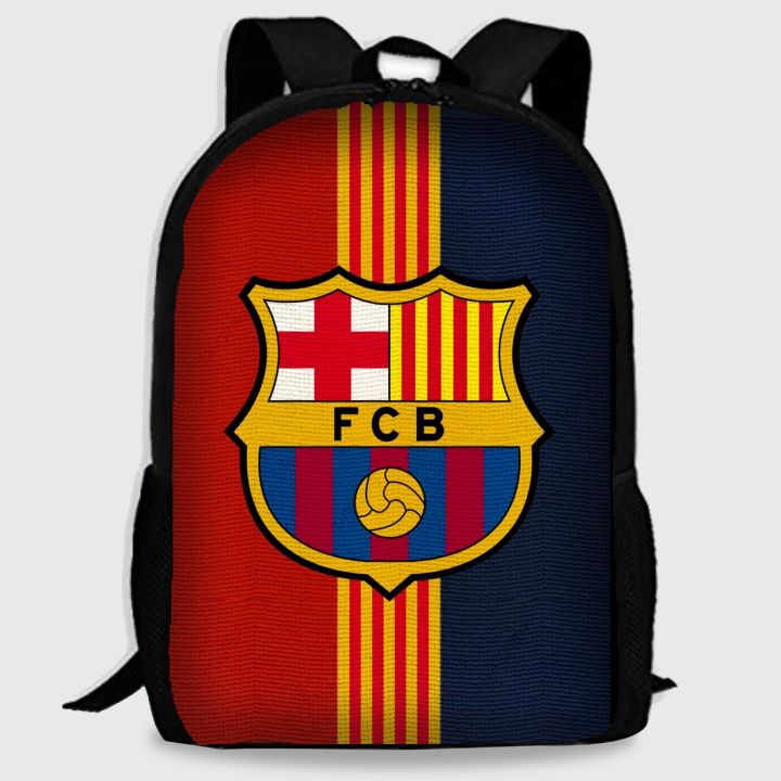 Barcelona Backpack for FCB Boys and Girl Barca Fans Digital Printed Bag Daraz.pk