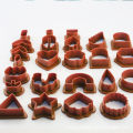 142Pcs Jewelry Mold Tools for DIY Making Earrings Clay Cutters Plastic Hook with Storage Bag Cake Cookie Baking Mould. 