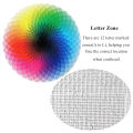 1000 Pcs Jigsaw Round Rainbow Colors Puzzles For Kids and Adults Puzzle For Teenagers 1000 Pieces Large Circle Gradient Color Fun and Challenging Family Game (Rainbow). 