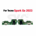 For Tecno Spark go 2020 2022 2023 KG5 USB Dock Charger Port Plug Headphone Audio Jack Microphone MIC Flex Cable Charging Board. 