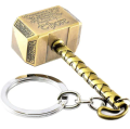 New Fashion Infinity War Avengers  Marvel Thor Hammer Mjolnir Keychain Silver Metal. 