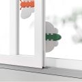 ABS Baby Hole Free Butterfly Wing Door Lock Children's Window Safety Lock Baby Glass Sliding Door Lock Moving Window Protection. 
