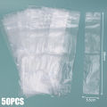 50/100pcs Disposable Ice Popsicle Mold Ice Pop Bags Freezer Tube With Zip Seals Ice Cream Palettes Pouch. 