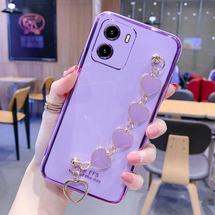 Maitus%20for%20Vivo%20Y15s%20Back%20Cover%20with%20Bracelet%20Chain%20Love%20Heart%20Lanyard%20Fashion%206D%20Plating%20Shiny%20Girls%20Cases%20Soft%20Silicone%20Mobile%20Phone%20Protective%20Case%20-%20Image%203