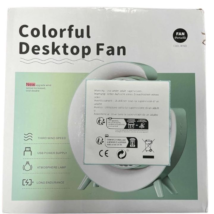 Colorful%20Desktop%20Fan%20%7C%20USB%20Rechargeable,%20Silent,%203-Speed%20with%20LED%20Ambient%20Light%20-%20Image%207