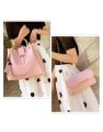 RangooN 3Pcs Female Hand Bags With Tassels Shoulder Bags For Girls Ladies Bags In Sale Low Price Women Handbag Crossbody Bags For Girls University Bags For Girls PU Leather Top Handle Bags For Women Tote Shoulder Handbags. 