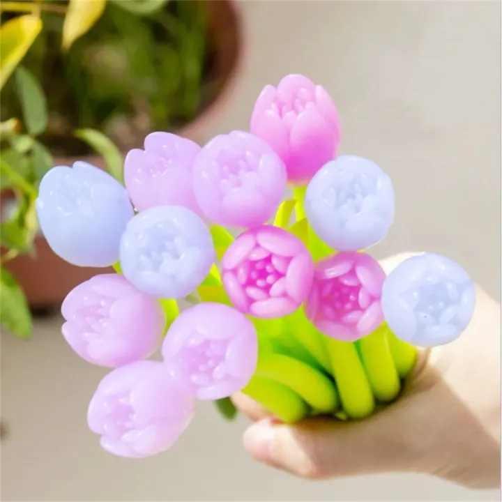 01%20Pc%20Flower%20Gel%20Pen%20color-changeable%20tulip%20Ballpoint%20Pens%200.5%20mm%20Rollerball%20Pen%20Novelty%20Design%20Flower%20Style%20Gel%20Pen%20for%20Home%20Office%20School%20Party%20Kids%20Gift%20-%20Image%204