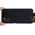 Oppo A76 Matte Black Soft Silicon Back Cover. 