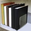 Acrylic Bookend for Shelves Books Stopper Non Slip Book Support Clear Bookends for Bookcase Library Small and Medium Size Books 13x10x10cm. 