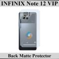 Infinix Note 12 VIP Back Protector Carbon Fiber Matte Soft Skin Sheet For Infinix Note 12 VIP. 