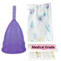 Soft Medical Grade Silicon Period Cup + Cotton Fabric Bag + Manual, Miss Li Menstrual Cup, Imported Period Cup for Ladies. 