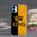 Sparx Neo 7 Plus Back Cover Yellow - King 2Gud Soft Phone Case For Boys. 