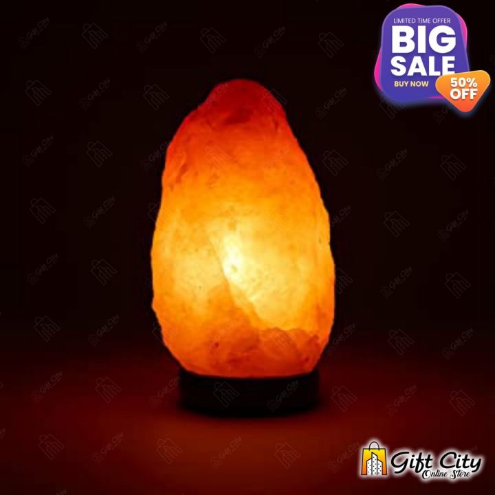 Gift City Presents 7 Color Changing USB Himalayan Salt Lamp for Home Decoration, Night Light, Pink salt lamp, Salt lamp bulb, Rock salt lamp, Asthma and Allergy Patients to Clean room Atmosphere - SL