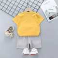 T Shirt And Shorts Pant For Kids Baby Boys And Girls Round Neck Short Sleeves Tee Tops Cloths Sets Dresses Outfit. 