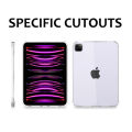 Clear Case for iPad pro 11 inch 2024 M4 Shockproof Drop Protection Slim Lightweight TPU Transparent Back Cover Shell. 