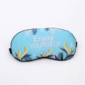 Blue Comfortable Soft Cute Sleep Mask Blindfold with Cooling Gel Pad For Eyes Super Soft Breathable Cool Warm Therapy Sleeping Mask. 