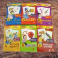 Urdu Alphabets,Counting 123,Capital Alphabet ABC, Action Words,Small alphabets,Birds & Animal,Learning Flash Cards Medium Size For Kids. 