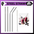SP Dealz Metal Straws Reusable  Stainless Steel Extra Long Drinking Straws for 30oz and 20oz Cups Rumblers Fits all Yeti Ozark Trail SIC & RTIC Tumblers Party With a Clean Brush. 