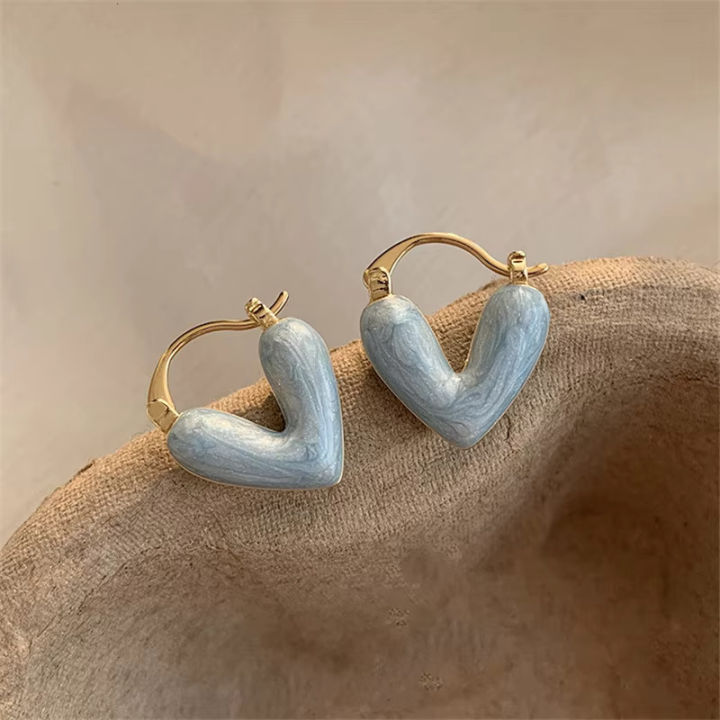 Multi%20color%20Korean%20Jewellery%20S925%20Needle%20Beautiful%20Heart%20Shape%20Earings%20for%20Girls%20-%20New%20Design%20Korean%20Jewellery%20For%20Girls%20-%20Image%205