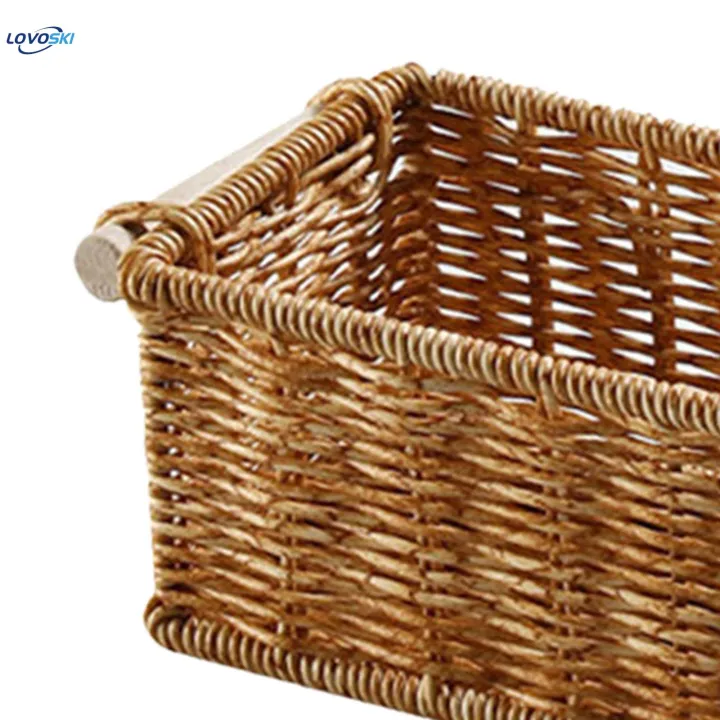 Imitation%20Rattan%20Storage%20Basket%20Woven%20Baskets%20for%20Coffee%20Table%20Bathroom%20Home%20-%20Image%209