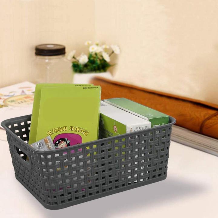 laundry organization-4 * storage baskets-gray
