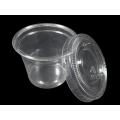 7 Oz. - (200 ml.) Ras Malai Qauli - Pack of 10 - Disposable Round Plastic Container/Bowl. 