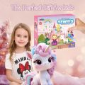 Sewing Kit for Kids Beginner Arts and Crafts, 6 Easy DIY Projects, Unicorn & Animal Felt Craft Educational Toys Learn to Sew For Girls. 