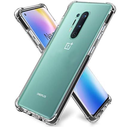 Oneplus 8 Pro Transparent Ultra Clear Soft Shockproof Jelly Back Cover Transparent Flexible All Mobile Available Transparant Case, Scratch-Resistant, Slim Fit, Clear Design Case Oneplus 8 Pro Back Cover