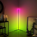 Gradient Floor Standing Corner LED Lamp with color changing effects. 