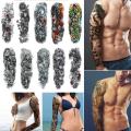 Waterproof Unisex Temporary Tattoo Sticker Large Full Arm Body Art Tattoos Long Lasting Stickers. 