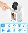 GSS C30 Video Calling Smart Wifi Camera 2.8 Inch IPS Screen FHD 1080P One-Key Call IP Camera 2 way Video Call Wireless PTZ Baby Monitor Camera. 