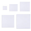 Mix Canvas Pack of 5 4by4+ 6by6+ 8by8+ 10by10+ 12by12 Canvas For Painting Canvas Boards Canvas Panels 100% Small Cotton Stretched Canvas Boards for Painting.. 