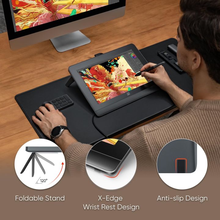 XPPen%20Artist%20Pro%2014%20Gen2%20Drawing%20Tablet%20with%20Screen%2014%20inch%20Graphic%20Art%20Tablet%20with%20Full%20Laminated%20Anti-Glare%20Screen%2016384%20Pressure%20Levels%20X3%20Pro%20Battery-Free%20Stylus%20123%25%20sRGB%20Tilt%20Stand%20Mini%20Keydial%20-%20Image%208