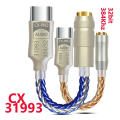 1 Piece CX31993 HiFi DAC Type C to 3.5mm Headphone Amplifier Audio Decoder Metal B. 