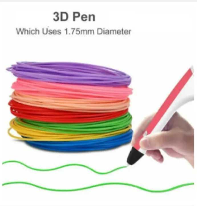 3D Printing Pen Filament 1.75mm PLA Filament Colors Refills Modeling