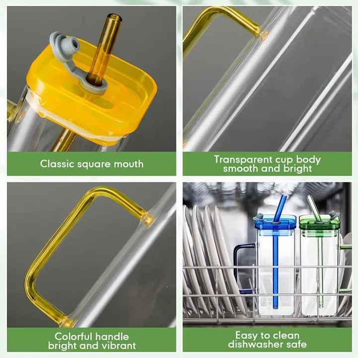 Techmanistan%20Random%20Color%20400ml%20Square%20Glass%20Mug%20With%20Handle,%20Straw%20&%20Lid,%20Drinking%20Glass,%20Adorable%20Glass%20Cups%20with%20Lids%20and%20Straw,%20Glass%20Tumbler%20Coffee%20Cup%20Coffee%20Mug%20-%20Image%2010