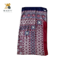 SINDHI AJRAK -IN PAIR OF TWO | TRADITIONAL WEAR FOR MEN AND WOMEN| RED COLOR|. 