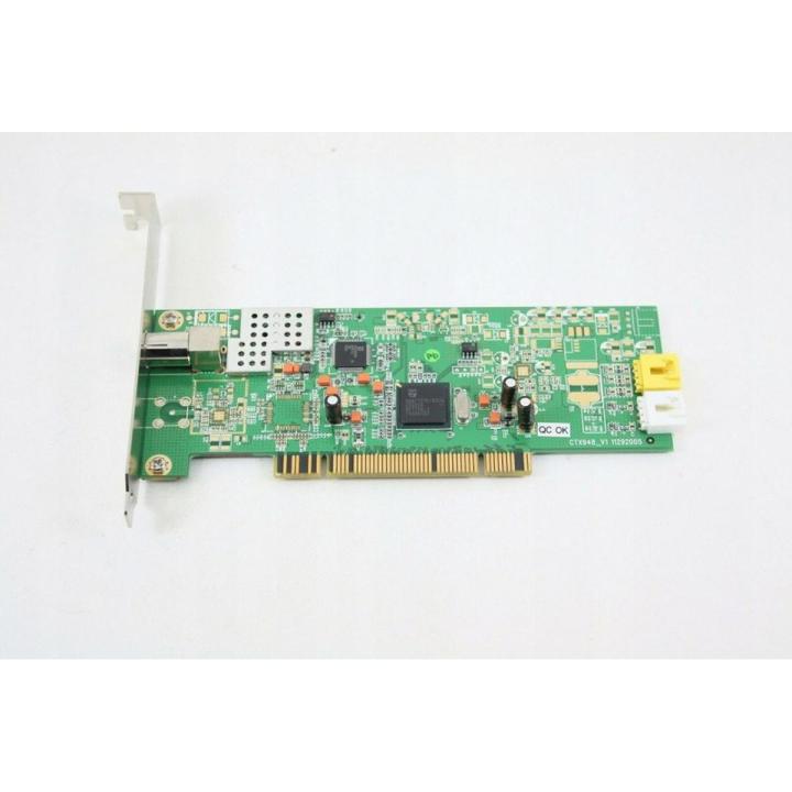 Medion CTX948 V1.2.1 TV/DVB-T Combo Card TV Card PCI TV Tuner Card For ATX Tower Casing Computers Full Height Bracket ( Branded Used )