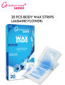 Glamorous Face Body Wax Strips, 20 Body Wax Strips, Wax Hair Removal For Women All Skin Types, At Home Waxing 4 Flavours.. 