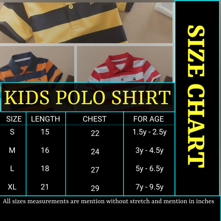 Stylish%20Pack%20Of%203%20&%205%20%20Plain%20Polo%20Stripes%20Shirt%20For%20Kids%20-%20Image%204